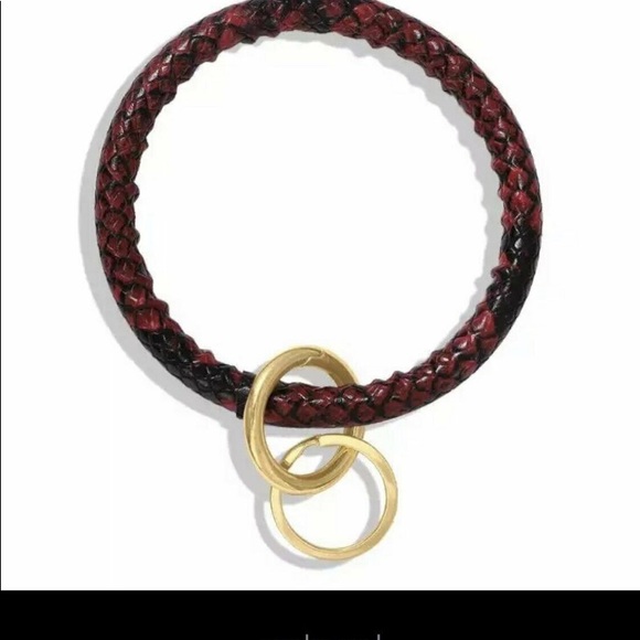 Snake Skin Keychain Wrist Circle Ring - Picture 4 of 8